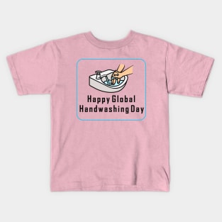 Happy Hand Washing Day Kids T-Shirt